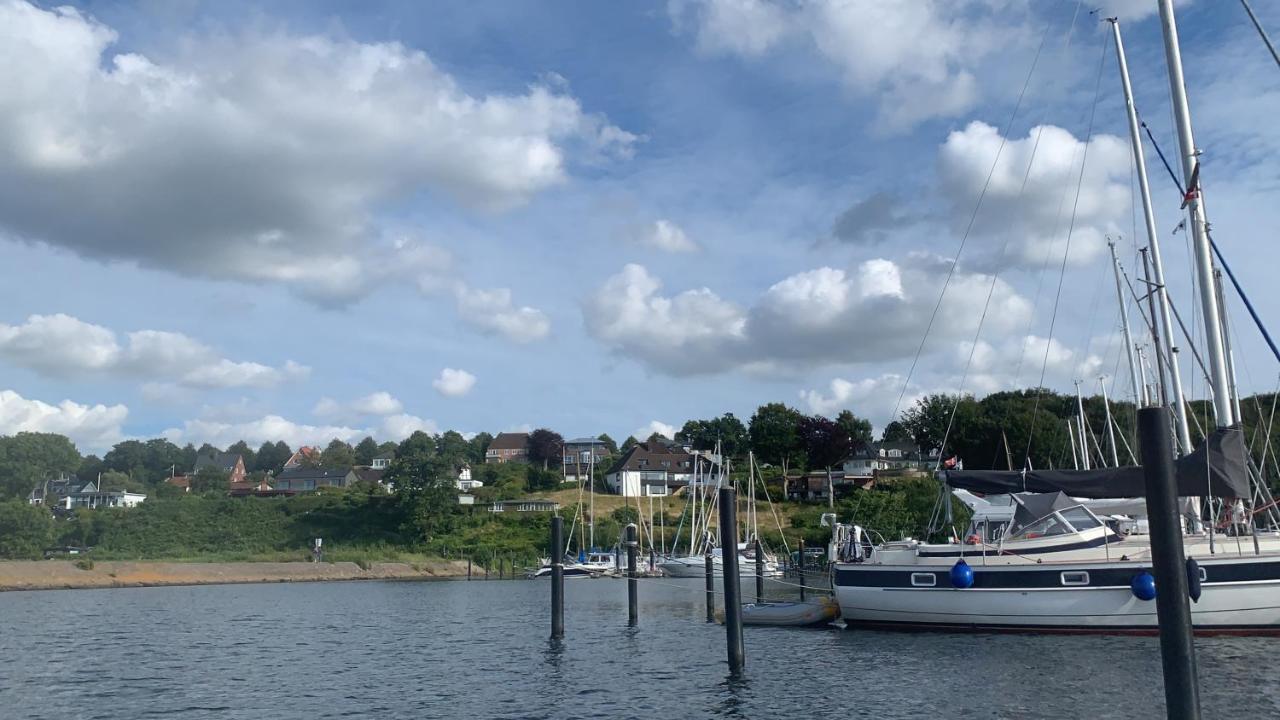 Ferienwohnung In Weisser Villa Am Kliff Flensburg Luaran gambar